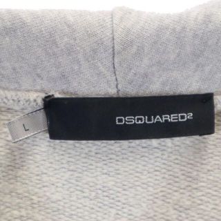 週末限定価格✨DSQUARED2 人気ロゴパーカー　黒グレーＬ