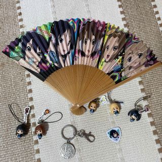 けいおん  キーホルダー、扇子、ピック(キーホルダー)