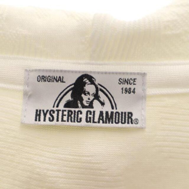 ヒステリックグラマー 日本製 ジップパーカー ホワイト系 HYSTERIC GLAMOUR オゾンコミュニティー レディース  221106 6