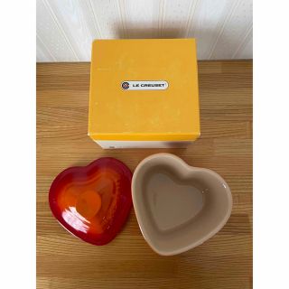 ルクルーゼ(LE CREUSET)のル・クルーゼ　LE CREUSET ハート　お皿(食器)