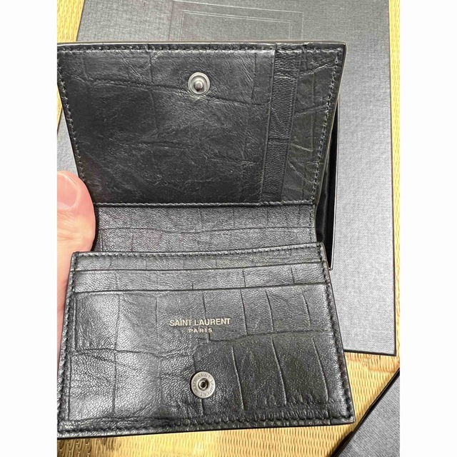 SAINT LAURENT - イブサンローラン サンローラン 名刺入れ SAINT LAURENT - イブサンローラン サンローラン 名刺入れ