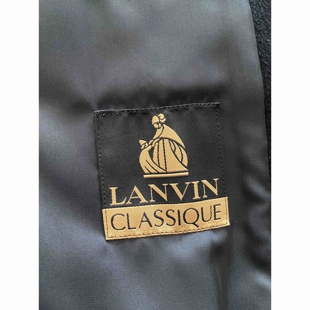 【LANVIN CLASSIQUE】メンズ ロングコート シングル 美品