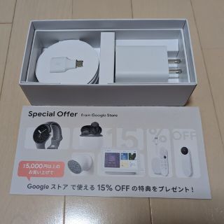 グーグル(Google)のPixel5a 付属品 (電源アダプタ、USB-Cケーブル、変換アダプタ)(変圧器/アダプター)