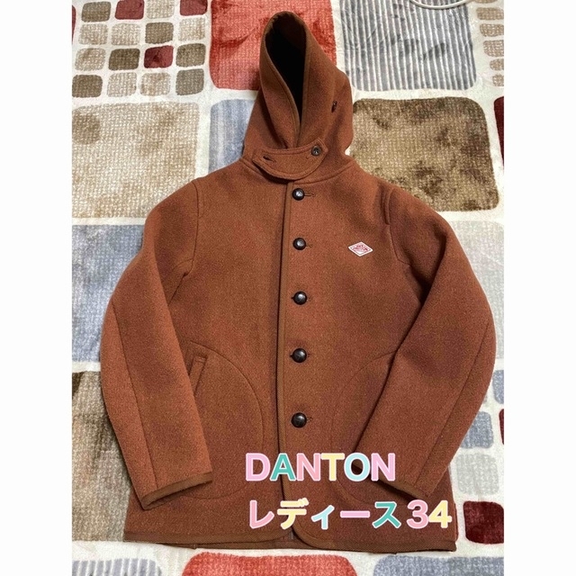 DANTON   DANTON ウールモッサ フードジャケット レディースの通販