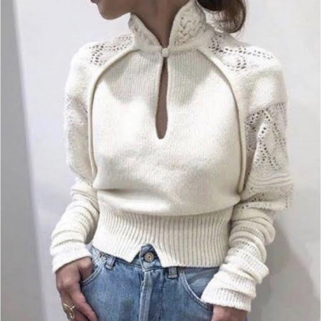 mame(マメ)のmame  Multiple Knit High-Neck Tops レディースのトップス(ニット/セーター)の商品写真