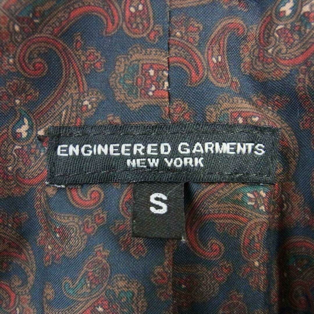 Engineered Garments(エンジニアードガーメンツ)のEngineered Garments エンジニアードガーメンツ ジャケット Bedford Jacket 裏地ペイズリー柄 ベロア ベッドフォード ジャケット  ブラック系 S【中古】 メンズのジャケット/アウター(その他)の商品写真