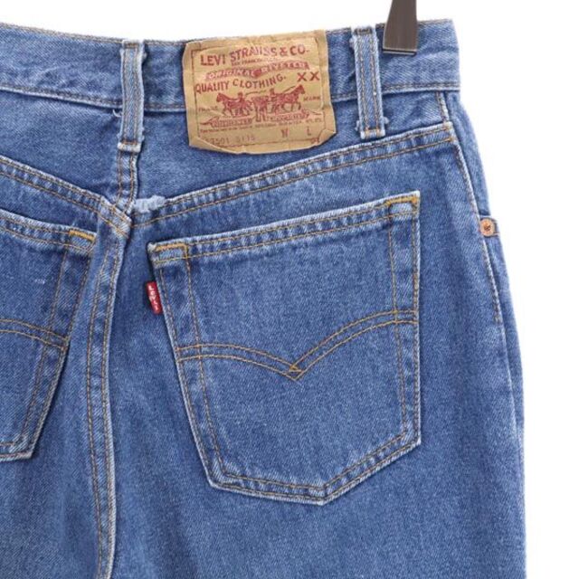 リーバイス 90s 17501 0115 USA製 ボタンフライ ストレート デニムパンツ 7 Levi's ジーパン レディース   【221123】