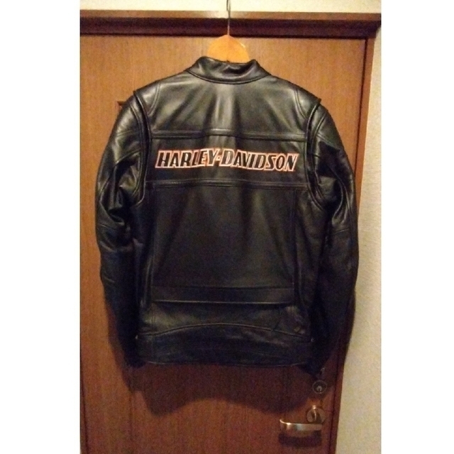 Harley Davidson(ハーレーダビッドソン)のレザージャケット　ブラック　ハーレーダビットソン メンズのジャケット/アウター(レザージャケット)の商品写真