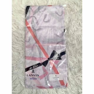 ランバンオンブルー(LANVIN en Bleu)のランバン オンブルー リボン柄 ハンカチ(ハンカチ)