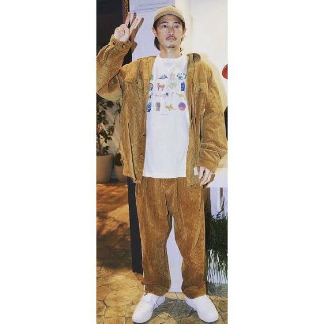 WTAPS TUCK 02 TROUSERS CORDUROY CAMEL | tradexautomotive.com