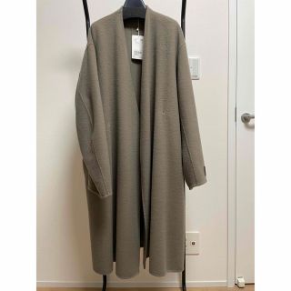 アダムエロぺ(Adam et Rope')のBISHU FABRIC  S120 ノーカラーコート(チェスターコート)