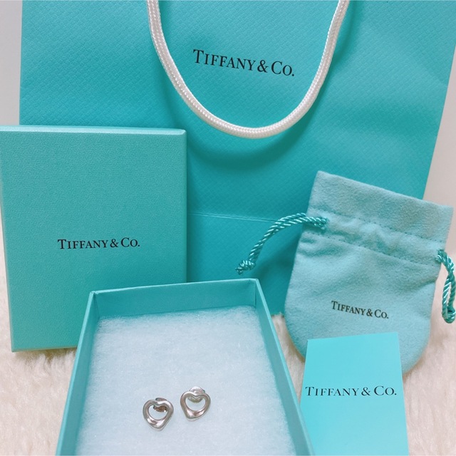 Tiffany エルサ・ペレッティ オープンハートピアス Sサイズ