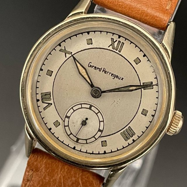 【美品】ジラールペルゴ/1960’s/アンティークゴールド/メンズ腕時計