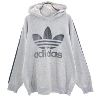 希少Canada製  カナダ　adidas 80s デカロゴ  スウェット