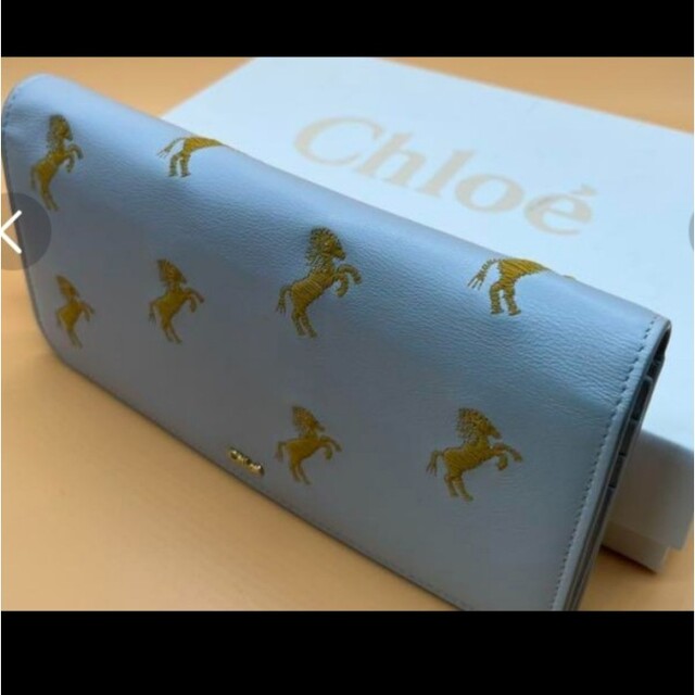 Chloe(クロエ)のクロエ　レザーホース　長財布　美品 レディースのファッション小物(財布)の商品写真