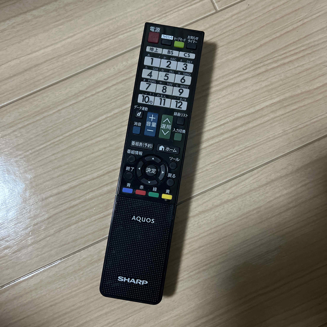 AQUOS(アクオス)のSHARP AQUOS TV リモコン スマホ/家電/カメラのテレビ/映像機器(テレビ)の商品写真