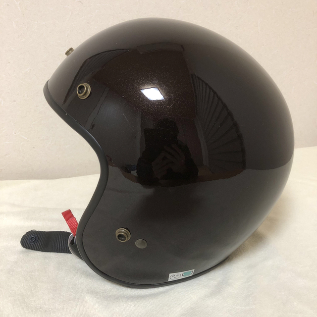 SHOEI(ショウエイ)のショーエイ　ジェットヘルメット　フリーダム　Sサイズ　シールド付き 自動車/バイクのバイク(ヘルメット/シールド)の商品写真