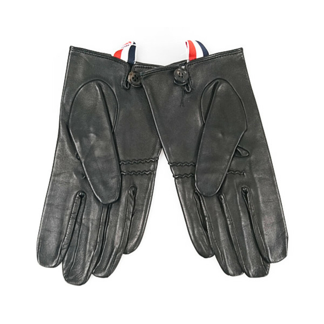 THOM BROWNE トムブラウン レザー グローブ ブラック L 正規品 / 29646