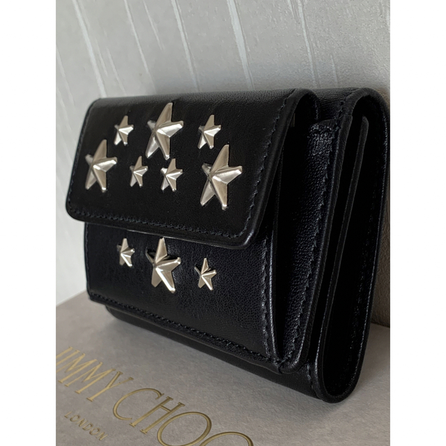 JIMMY CHOO - Jimmy Choo ジミーチュウ ミニ財布 モネ 3つ折り財布 豆
