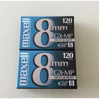 マクセル(maxell)の★☆【未開封品】8mm ビデオカメラ用 テープ 2本セット GX-MP ☆★(ビデオカメラ)