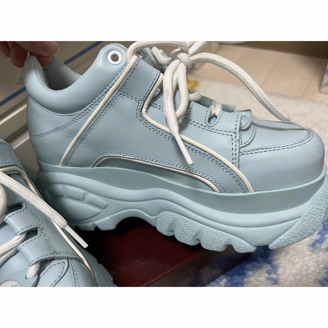 バッファローロンドン♡厚底スニーカー♡水色♡ファンシー♡古着♡レア♡