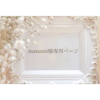 manami様専用ページ(オーダーメイド)