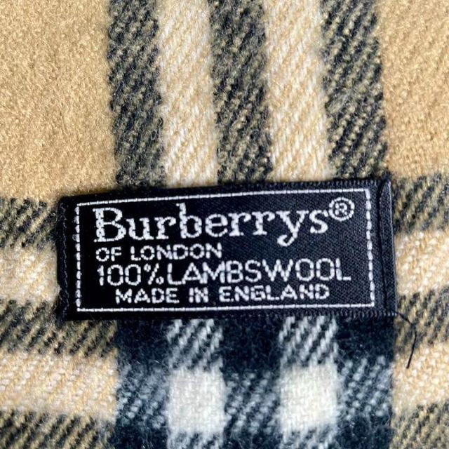 BURBERRY(バーバリー)のイングランド製 オールドバーバリーズ ラムウール マフラー ノバチェック レディースのファッション小物(マフラー/ショール)の商品写真