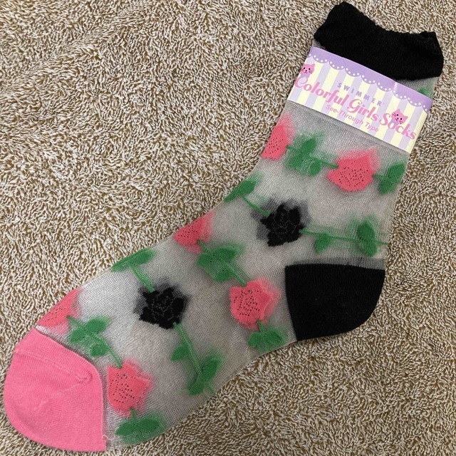 SWIMMER(スイマー)の新品未使用 】スイマー シースルーソックス レディースのレッグウェア(ソックス)の商品写真