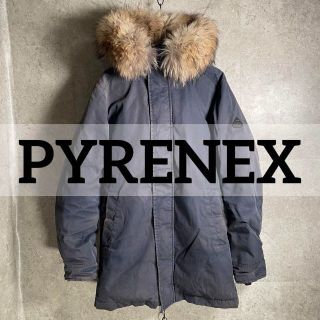 ピレネックス(Pyrenex)のピレネックス ダウンジャケット ラクーンファー ダウン抜けなし 日焼けあり(ダウンジャケット)