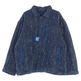 PORTER CLASSIC ポータークラシック ジャケット PERE TANGUY SASHIKO JACKET BLUE ペール タンギー 刺子 ジャケット ネイビー系 BLUE 3【新古品】【未使用】【中古】(その他)