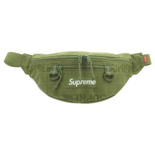 シュプリーム(Supreme)のSupreme シュプリーム ウエストバッグ 19SS Waist Bag ボックスロゴ ナイロン ウエスト バッグ モスグリーン系【中古】(ボストンバッグ)