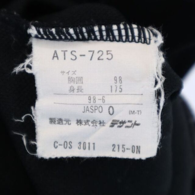 アディダス 80s 90s デサント製 トレフォイルロゴ トラックジャケット O 黒×ピンク adidas ジップ ブルゾン ヴィンテージ メンズ  【R221002】 【中古】