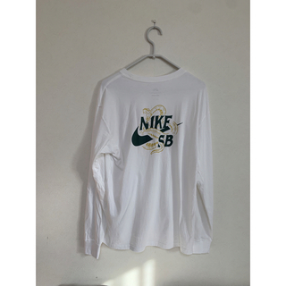 NIKE　90s　銀タグ　ジャンプマンロゴ刺繍　襟付きTシャツ　厚手　希少品