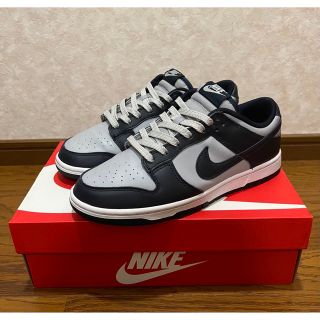 ナイキ(NIKE)のNIKE DUNK LOW RETRO CHAMPIONSHIP GRAY(スニーカー)