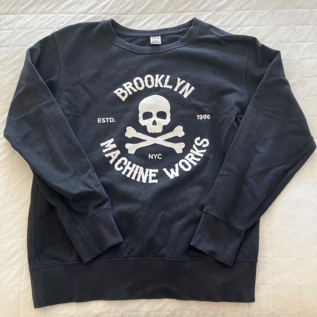 BROOKLYN MACHINE WORKS(ブルックリンマシンワークス)のブルックリンマシンワークス ユニクロ スウェット Lサイズ メンズのトップス(スウェット)の商品写真