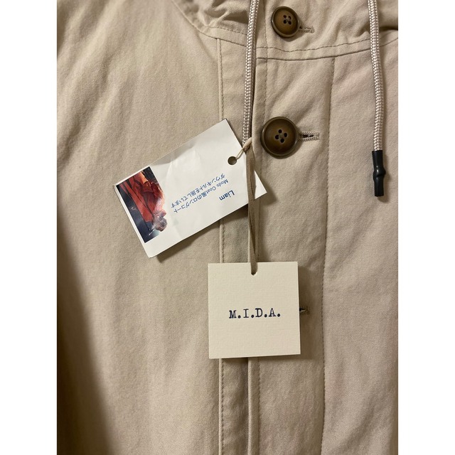 新品 M.I.D.A. MIDAモッズコート ダウン コート リゾルト 林 44の通販