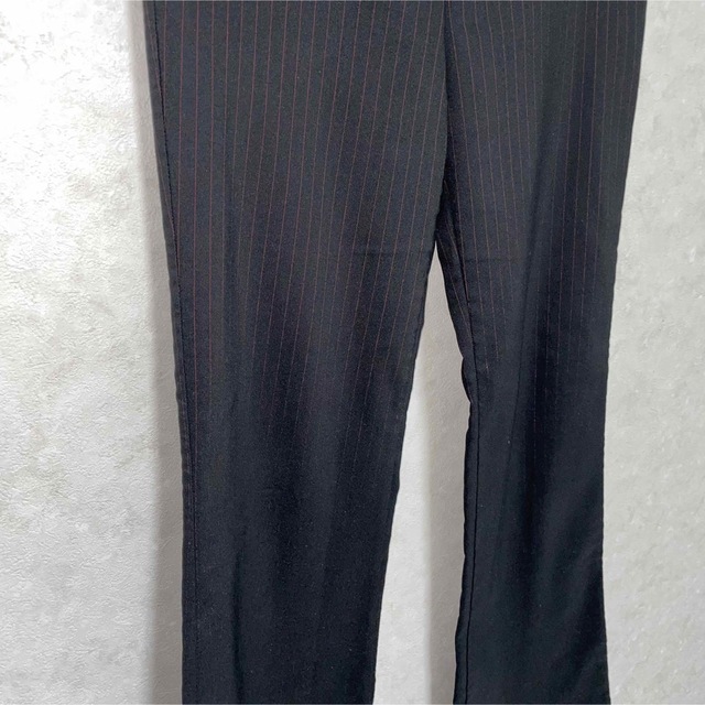 flare slacks フレアスラックス ストライプ　モード sullen