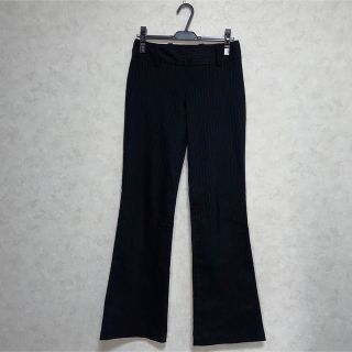 flare slacks フレアスラックス ストライプ　モード sullen