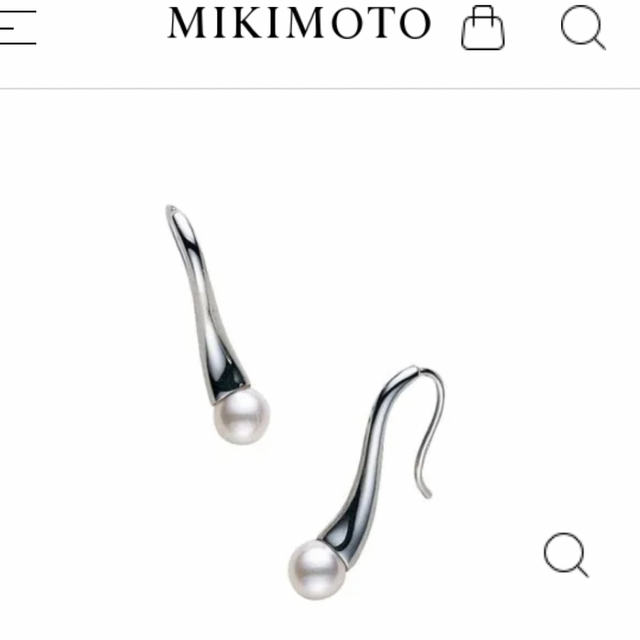 はこぽす対応商品】 MIKIMOTO - 新品⭐︎ ミキモト K18WG ピアス