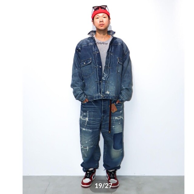 SAPEur■VINTAGE DENIM JACKET■サプール デニムSAPEur