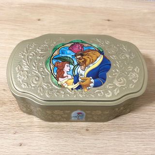 ビジョトヤジュウ(美女と野獣)のディズニーランド 美女と野獣 お菓子 缶 金 ベル プリンセス TDL(キャラクターグッズ)