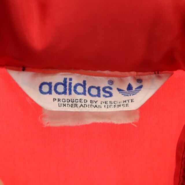 アディダス 70s 80s デサント製 トレフォイルロゴ ナイロンジャケット S 赤 adidas ヴィンテージ メンズ 【R221006】 7