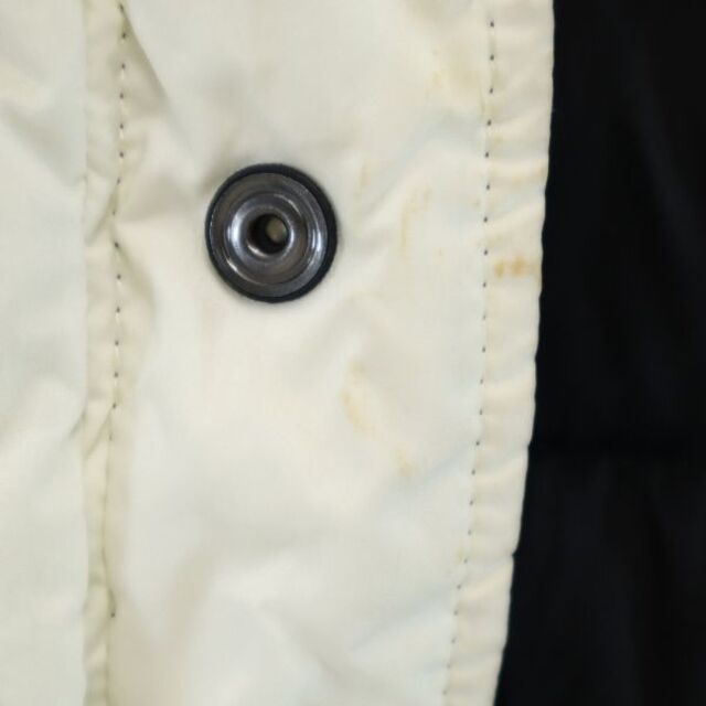 UNIQLO(ユニクロ)のユニクロ セオリー コラボ ダウンジャケット M 黒×白 UNIQLO theory レディース 【R221026】 レディースのジャケット/アウター(ロングコート)の商品写真