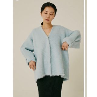 トゥデイフル(TODAYFUL)のAlia feather knit cardigan(カーディガン)