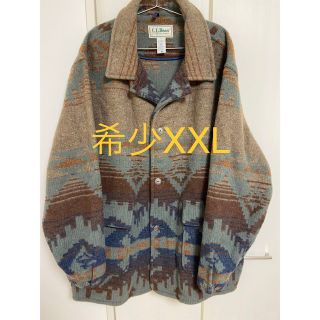 エルエルビーン(L.L.Bean)の★美品★希少XXL★L.L.Beanエルエルビーンネイティブ柄ウールジャケット(ブルゾン)