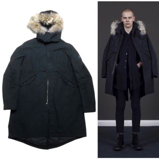 アンダーカバー(UNDERCOVER)のUNDERCOVER 11AW フィッシュテールコート モッズコート 黒(モッズコート)