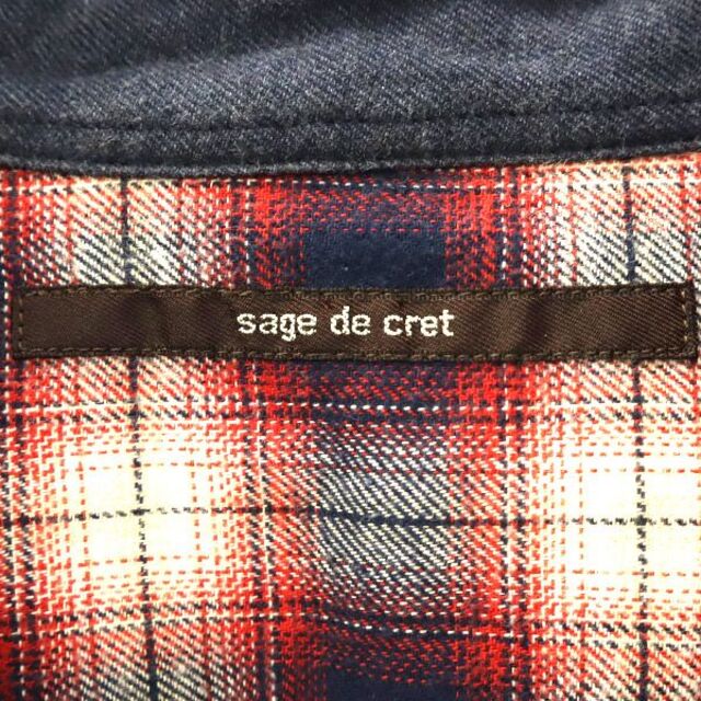 sage de cret(サージュデクレ)のサージュデクレ チェック柄 長袖 ネルシャツ XL sage de cret メンズ 【中古】  【221026】 メンズのトップス(シャツ)の商品写真