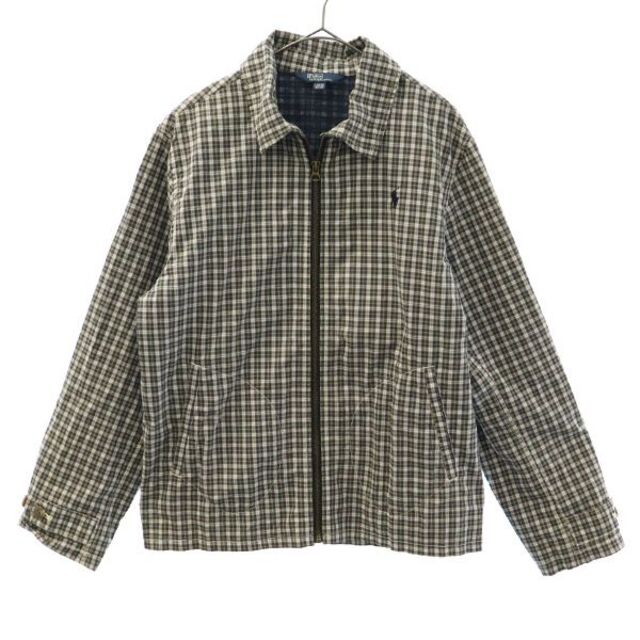 ポロバイラルフローレン チェック柄 ジップジャケット 160cm Polo by