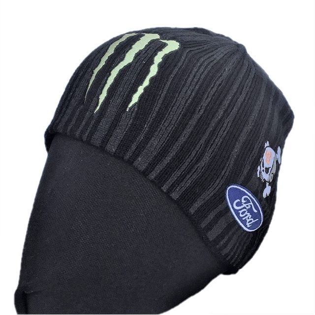 DC SHOES(ディーシーシューズ)のDC SHOE モンスターエナジー Ken Block ビーニーニットキャップ メンズの帽子(ニット帽/ビーニー)の商品写真