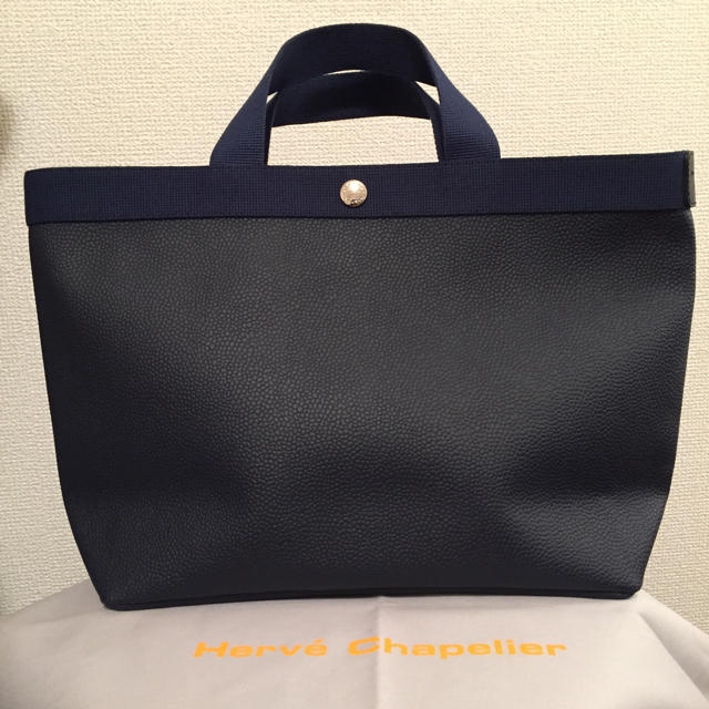 Herve Chapelier(エルベシャプリエ)のエルベＧＰネイビー♡ほぼ未使用♡ レディースのバッグ(トートバッグ)の商品写真